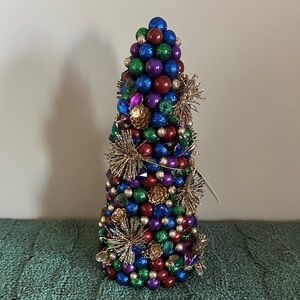 Salzburg Creations Festive Holiday Christmas Tree Jewel Tones Beautiful! NEW!